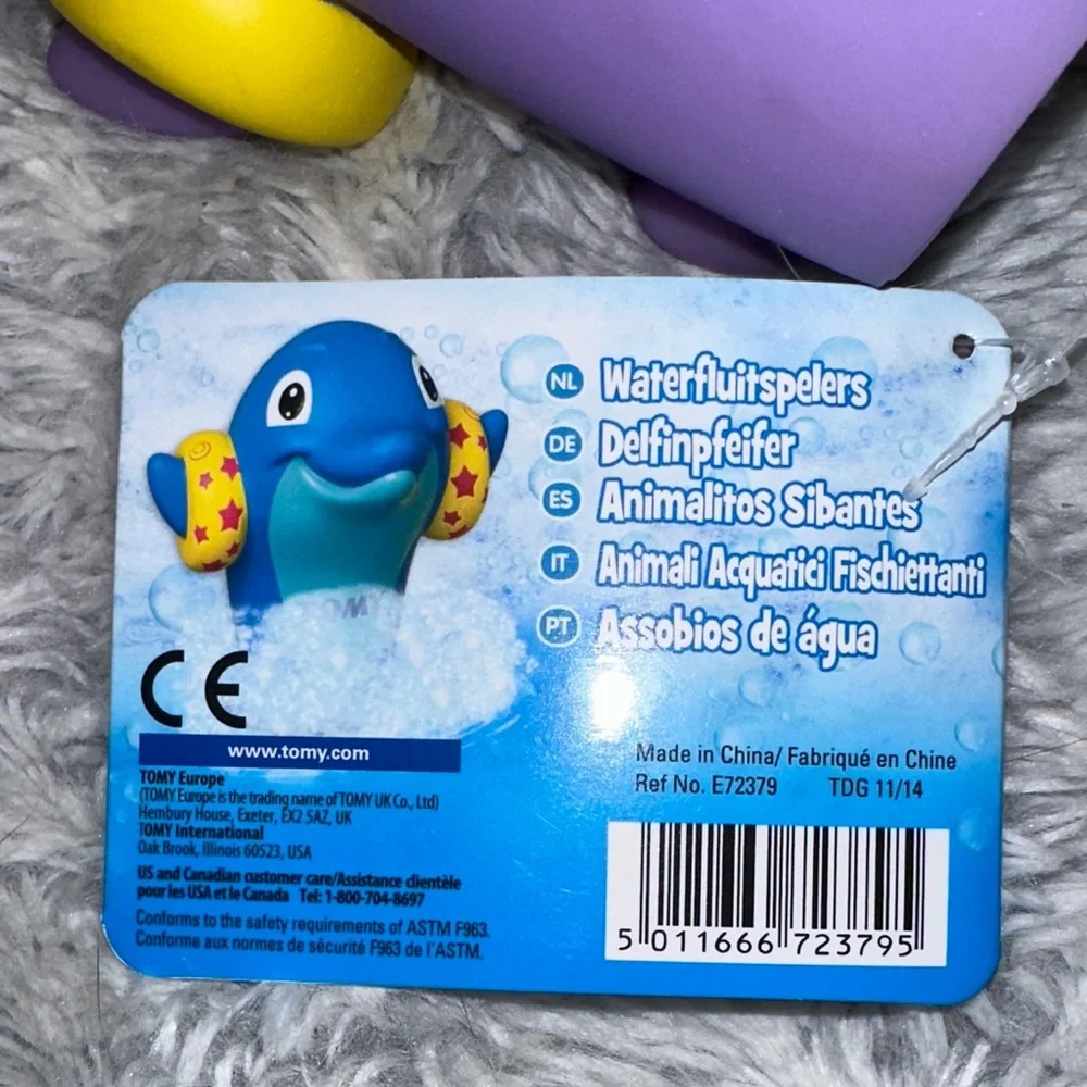 Purple‎ Dolphin Water Whistler Toy Tomy Toomies